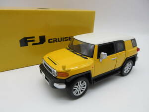 1/30 トヨタ FJクルーザー FJ CRUISER 非売品 カラーサンプル ミニカー　ツートーンイエロー