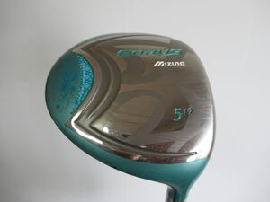 ★MIZUNO ミズノ EURUS フェアウエイウッド 5W レディース 19° 純正カーボンシャフト J210　★レア★激安★中古★　★