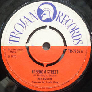 ★REGGAE 45★ KEN BOOTHE - FREEDOM STREET / (FREEDOM VERSION) (rs240621009)