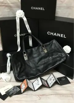 【新品同様】★ シャネル CHANEL ジャンボ チョコバー ハンドバック ★