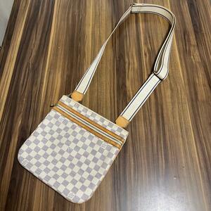 ★正規品 美品★Louis Vuitton ルイヴィトン バッグ ポシェット ボスフォール N51112 ダミエ アズール