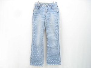 BLUE NET JEANS ブルーネット ジーンズ 加工 デニム パンツ 67-95 W26