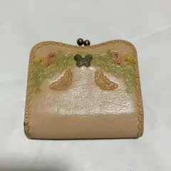 【ANNA SUI / アナスイ】 レザー / がま口 / 二つ折り財布