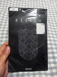 ★新品　RELISH　ローズ柄　ブラック　M-L★　 