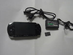 美品　SONY　 PSP-1000　ピアノブラック　純正充電器、メモリーカード付　動作確認済