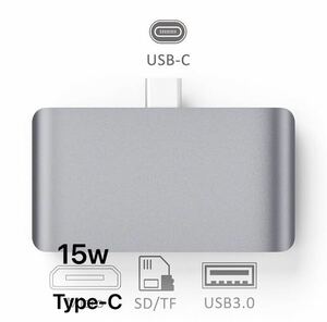 TF/マイクロSD/USB3.0カードリーダー、Type-C