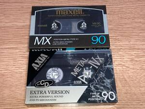 maxell / MX 90, AXIA / METAL PS-Ⅳx 90 [未開封, メタルテープ, Type Ⅳ]