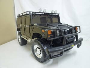 『中古品』NIKKO/ニッコー 1/6HUMMER/ハマー Fast Lane/ファストレーン ジープラジコンカー ブラック 特大：全長約70cm 車体のみ