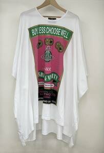 ホワイト Vivienne Westwood MAN ヴィヴィアンウエストウッド エレファント 半袖 Tシャツ BUY LESSCHOOSE WELL フリーサイズ