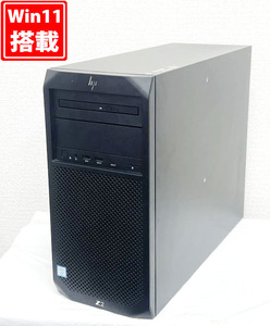 ゲーミングPC 良品 HP Z2 Tower G4 Workstation Xeon E-2174G 32GB NVMe 256GB-SSD + 500GB-HDD NVIDIA Quadro P2000 Office付 管:1846h