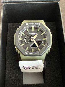 G-SHOCK CASIO カシオ 5611 GA-2110SU-3AJF （グリーン）腕時計 試着呑み美品