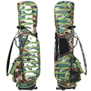 ・スピード発送 RUSSELUNO GLOF(ラッセルノゴルフ) MOLLE SYSTEM GOLF BAG キャディバッグ 9.0型 RS-0003041(KHAKI CAMO)