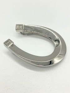 【IT0VMLG3EMI1】HERMES エルメス SS ステンレス ホースシュー マネークリップ 20.2g