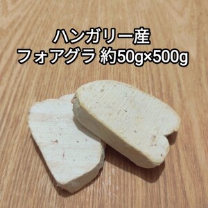 フォアグラ 500g ポーション 約40g-60g ハンガリー産 カナール エスカロップ 冷凍品