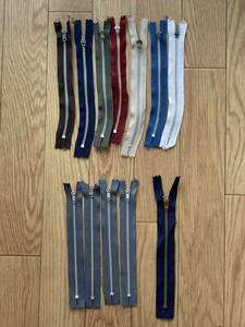 新品ロック付きファスナー 12本セット YZIP YKK JEANS