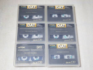 ★使用済中古 【DATテープ6個セット!!】 TDK DA-R120