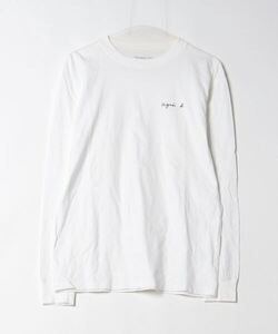 「agnes b.」 長袖Tシャツ 0 ホワイト メンズ