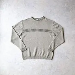 00s Y2K vintage archive Columbia ウールニット