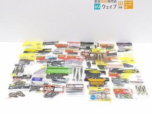 デプス デスアダー メガバス OSP ドライブシャッド エバーグリーン デプス ジャッカル フリックシェイク 等ワーム計43点中古