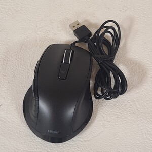 ◆◇Digio2 マウス　MUS-UKF145BK 　USB 有線 ブラック◇◆