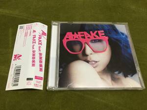 ◇AI FAKE feat. 安室奈美恵 初回盤 帯付 キズ有 シングルCD 初回限定盤 ボーナストラック付 即決