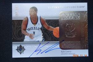 Kyle Lowry 2006-07 Ultimate Collection No.198 Autographed Rookies #259/350