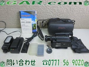 MI14 SONY/ソニー ビデオカメラレコーダー 8mm CCD-TR55 バッテリービデオライト HVL-20DX セット