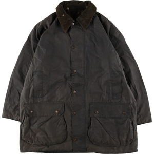 古着 90年代 バブアー Barbour BORDER ボーダー 旧3ワラント ワックスコットン オイルドジャケット 英国製 C46 /eaa343647 ss2501_10