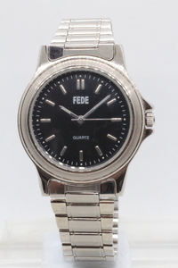 【FEDE】STYLISH WATCH QUARTZ STAINLESS STEEL BACK 中古品時計 電池交換済み 24.12.31 