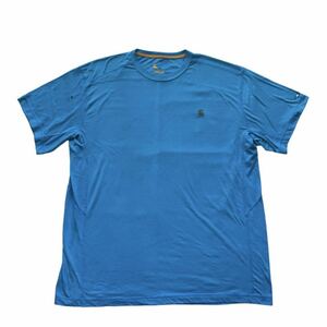 【Carhartt】 カーハート 半袖Tシャツ Tee メンズ XL 水色/ブルー リラックスフィット FORCE クルーネック ワンポイント 古着 USED