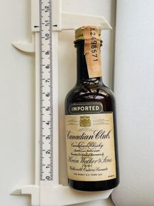 新品未開封　Canadian Club カナディアン クラブ 6年 1978 ミニボトル ウイスキー 50ml 古酒　コレクション