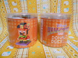 ♪ディズニー美品ディズニーズハロウィン2013ナノブロックミッキーマウス＆ドナルドダック