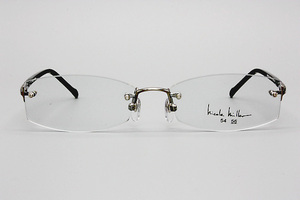 【未使用・新品】HOYA hicole hiller eyewear ヒコル ヒラー ツーポイント NML017 56□17 135 WRN MADE IN JAPAN HH-07