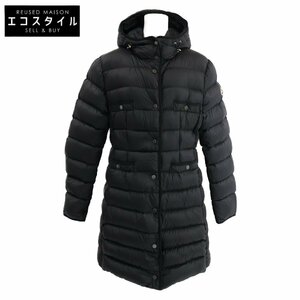 美品 MONCLER モンクレール 23年 HIRMA イルマ グログランディティール ダウンコート 5 ブラック レディース