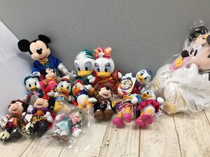 ◇ディズニー 《大量セット》TDR ミッキー ミニー ドナルド デイジー ぬいぐるみほか 14点 1H75 【80】