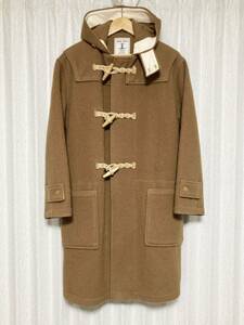 美品☆[Joe McCoy] 定価77,000 DUFFLE COAT LIGHT HOUSE ウールダッフルコート 38 キャメル MJ14141 ライトハウス ジョーマッコイ