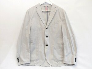 BARNEYS NEW YORK バーニーズ ニューヨーク SARTORIA LATORRE コットンジャケット　ストレッチ メンズ ・48 ライトグレー