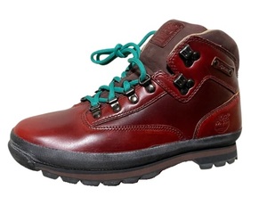 デッド新品■US8.5 26.5cm Supremeシュプリーム × Timberland EUROHIKER BRG ティンバーランド ユーロハイカー EURO HIKERレザーブーツ