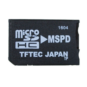 送料無料メール便 変換アダプタ microSD→メモリースティックProDuo 3230 変換名人 ゲーム用アダプタ