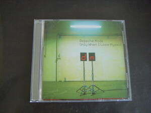 輸CDシングル　DEPECHE　MODE/ONLY　WHEN　I　LOSE　MYSELF　PAINKILLER　SURRENDER