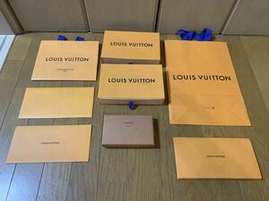 【まとめ売り】LOUIS VUITTON ルイヴィトン 空き箱 紙袋 全8点セット　紙袋2つ　空箱3つ　レシート袋3つ