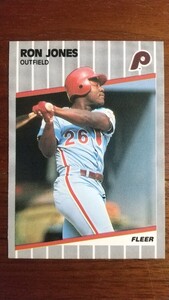 FLEER 1989年 574 RON JONES フィラデルフィア・フィリーズ