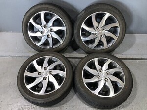 8.5分山程(WS6I001)スズキ純正 ワゴンR パレット 14x4.5J 4穴 100 + ZEETEX ZT1000 165/55R14 72V 2020年 夏タイヤ 送料無料