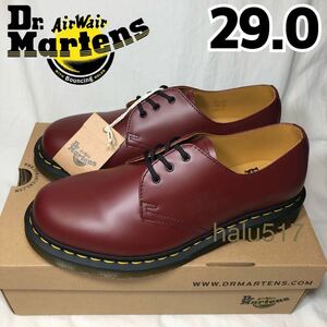 【新品】ドクターマーチン 3ホール ギブソン Dr.Martens 1461 シューズ チェリーレッド イエローステッチ 3アイ 11838600 UK10 29.0 29.5