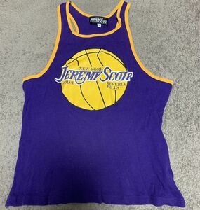 ジェレミースコット jeremy scott タンクトップ tank top Lakers レイカーズ usa