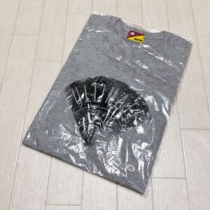 和385★⑤ 新品 未開封 medem メデム 半袖 プリント Tシャツ L グレー メンズ