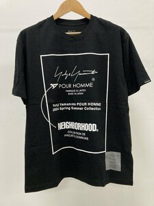 YOHJI YAMAMOTO x NEIGHBORHOOD T-Shirt 半袖 Tシャツ ブラック 中古 M TN 3