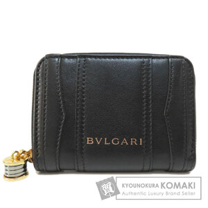 BVLGARI ブルガリ ロゴ コインケース レザー レディース 中古