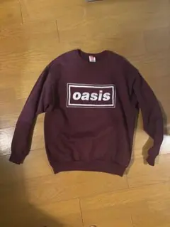 90s oasis バーガンディ スウェット M