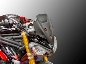 【国内在庫】DUCABIKE ドゥカバイク ウィンドスクリーン ツーリングタイプ レッド 赤 トライアンフ TRIUMPH SPEED TRIPLE 1200 RS ★